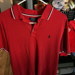 Ralph Lauren Men's Classic Red Polo Shirt